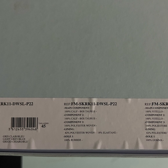 Size 45 Brand New Never Worn Lanvin Curb Sneakers (Blue)